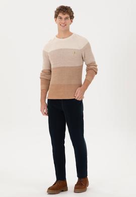 Erkek Lacivert Kanvas Pantolon - 50291190430