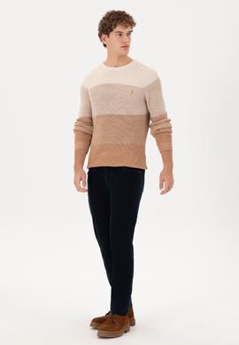 Erkek Lacivert Kanvas Pantolon - 50291190430