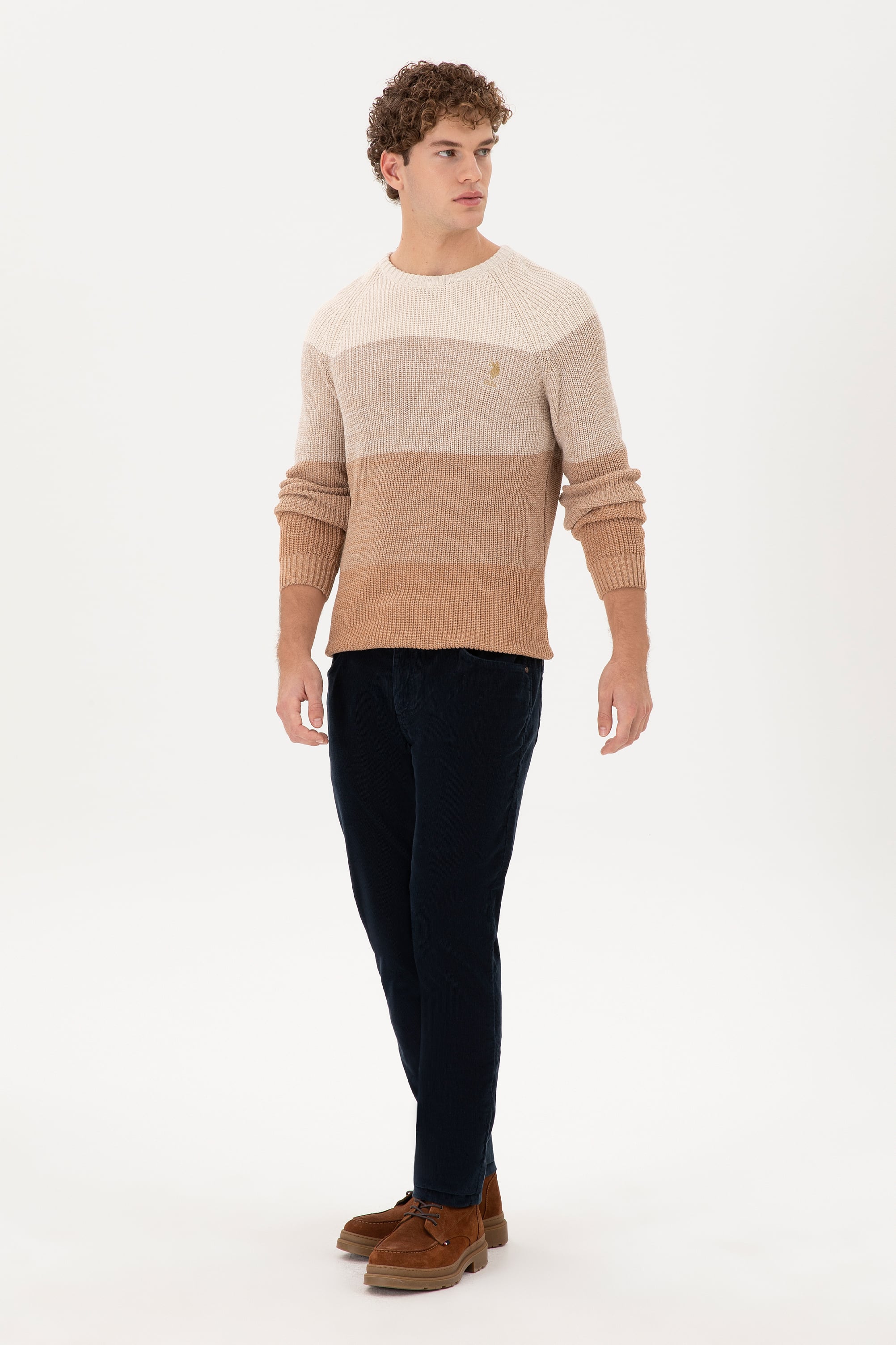 Erkek Slim Fit Lacivert Kanvas Pantolon