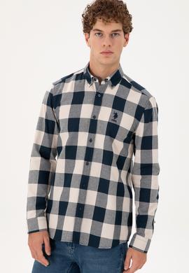 Erkek Lacivert Uzun Kollu Gömlek - 50296085006