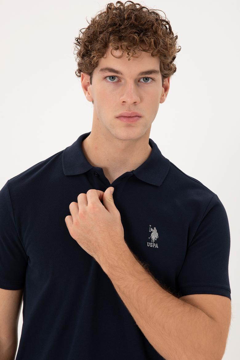 Erkek Lacivert Basic Tişört - 50297456028