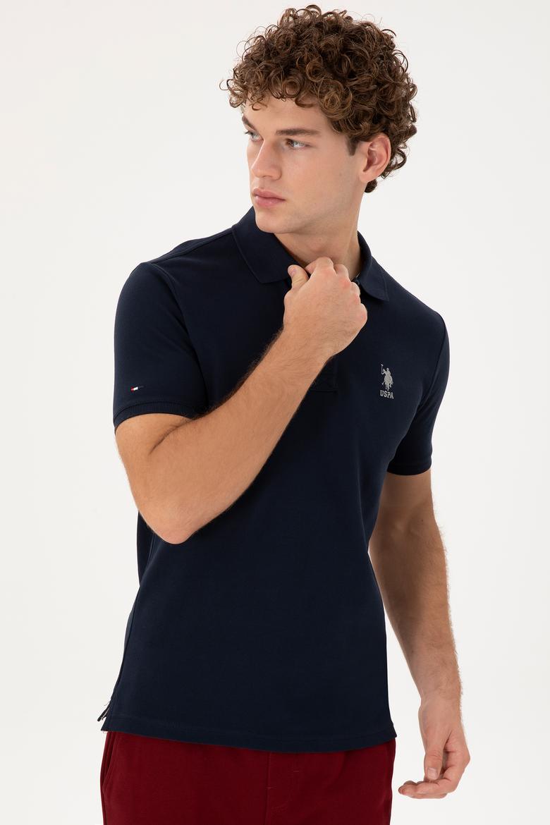 Erkek Lacivert Basic Tişört - 50297456028