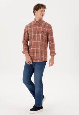 Erkek Mavi Straight Fit Jean Pantolon - 50296893048