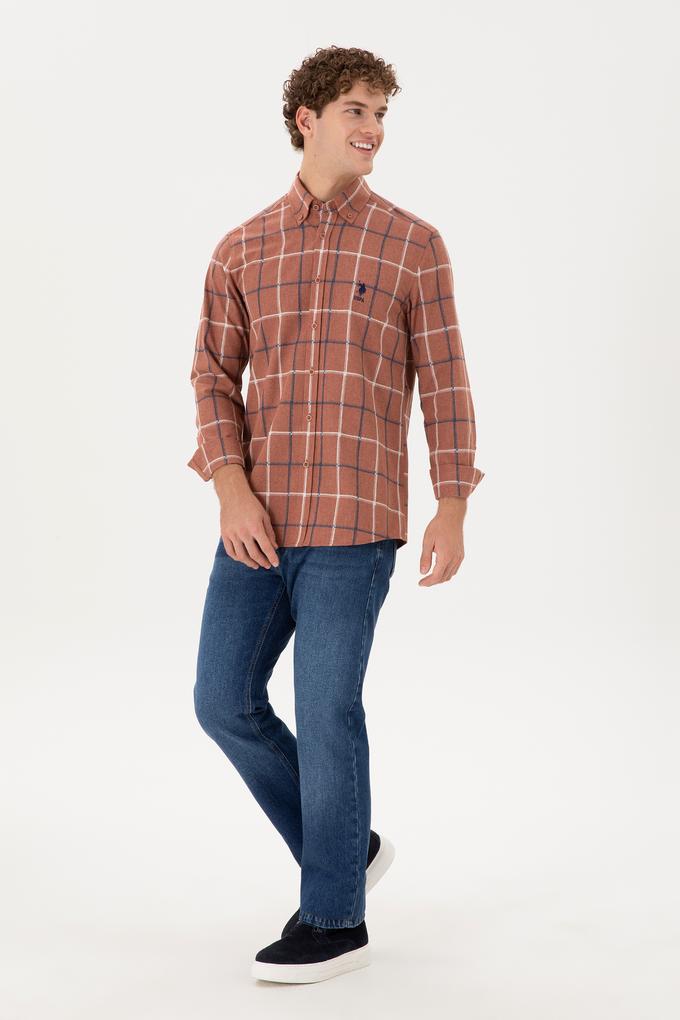 Erkek Mavi Straight Fit Jean Pantolon