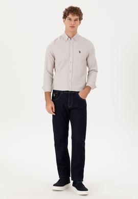 Erkek Lacivert Straight Fit Jean Pantolon - 50296869020