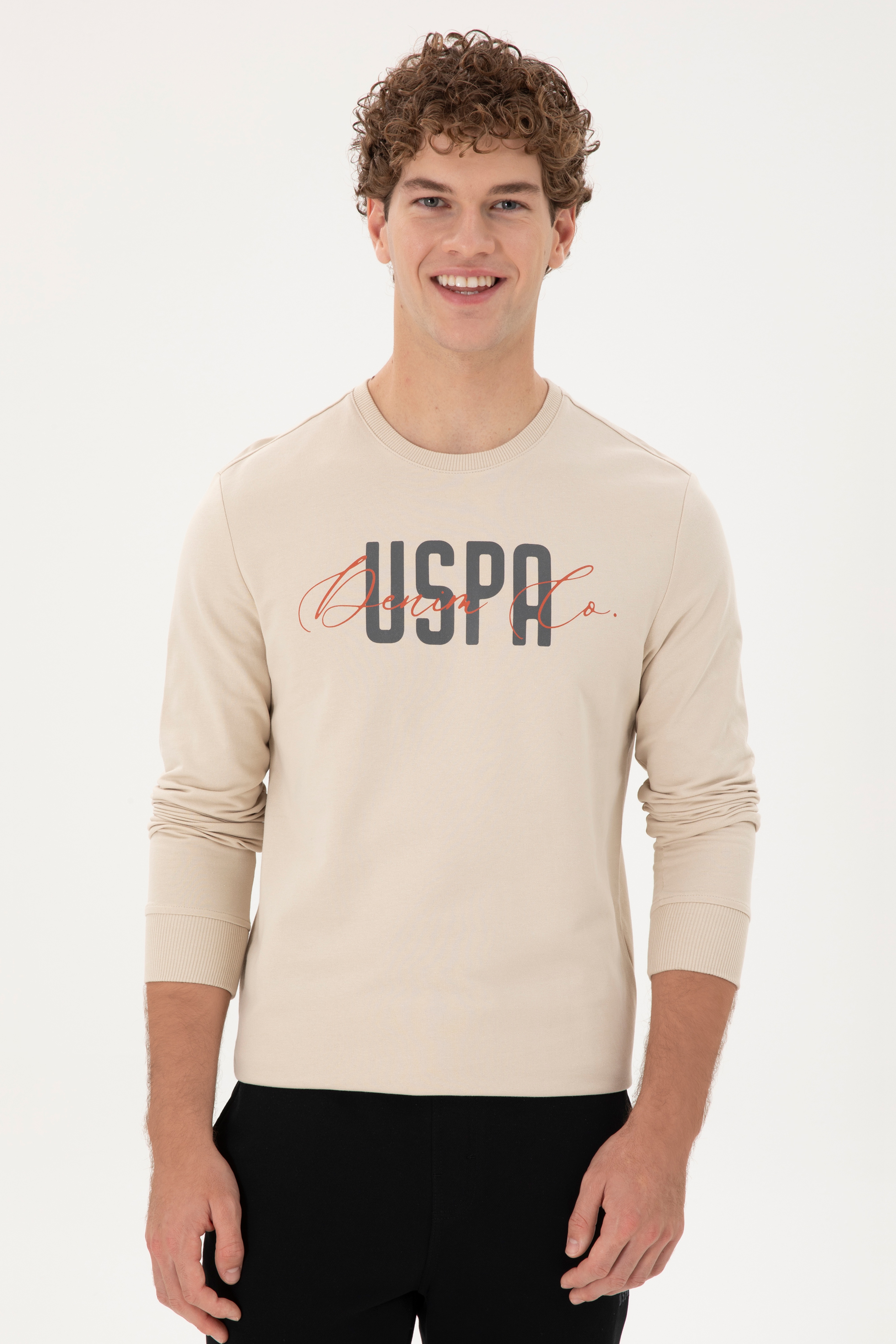 Erkek Taş Sweatshirt - Image 3