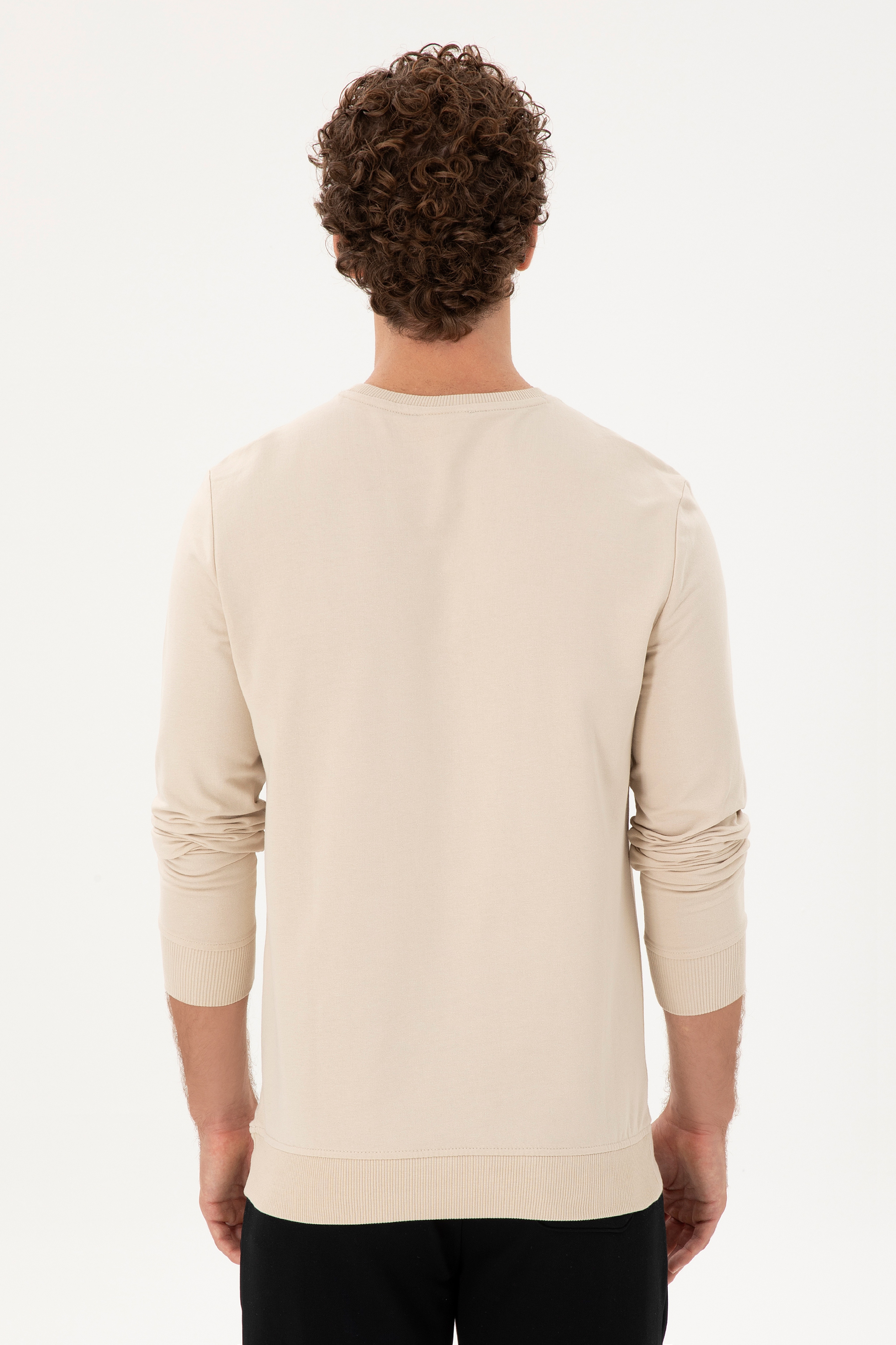 Erkek Taş Sweatshirt - Image 5
