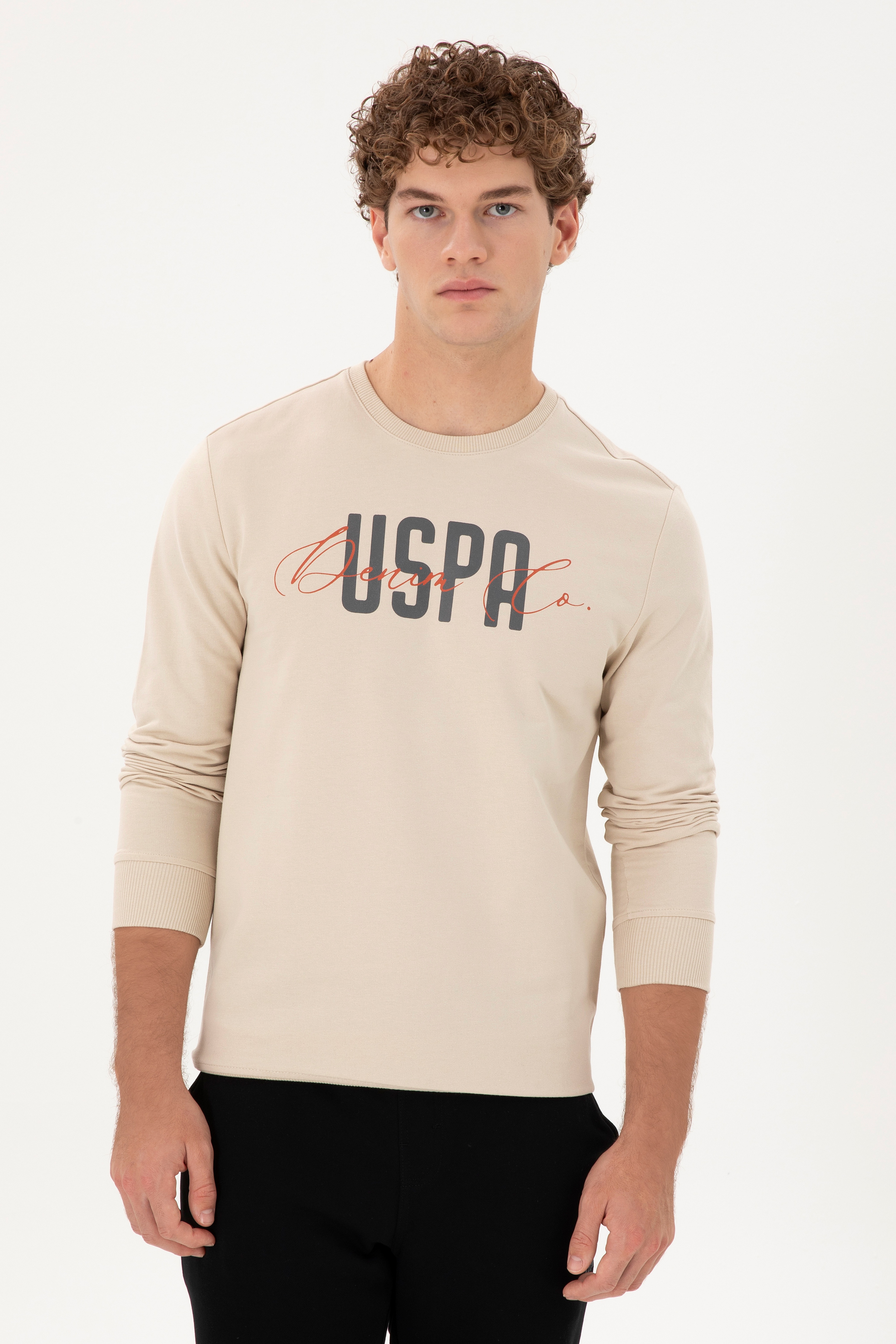 Erkek Taş Sweatshirt - Image 1