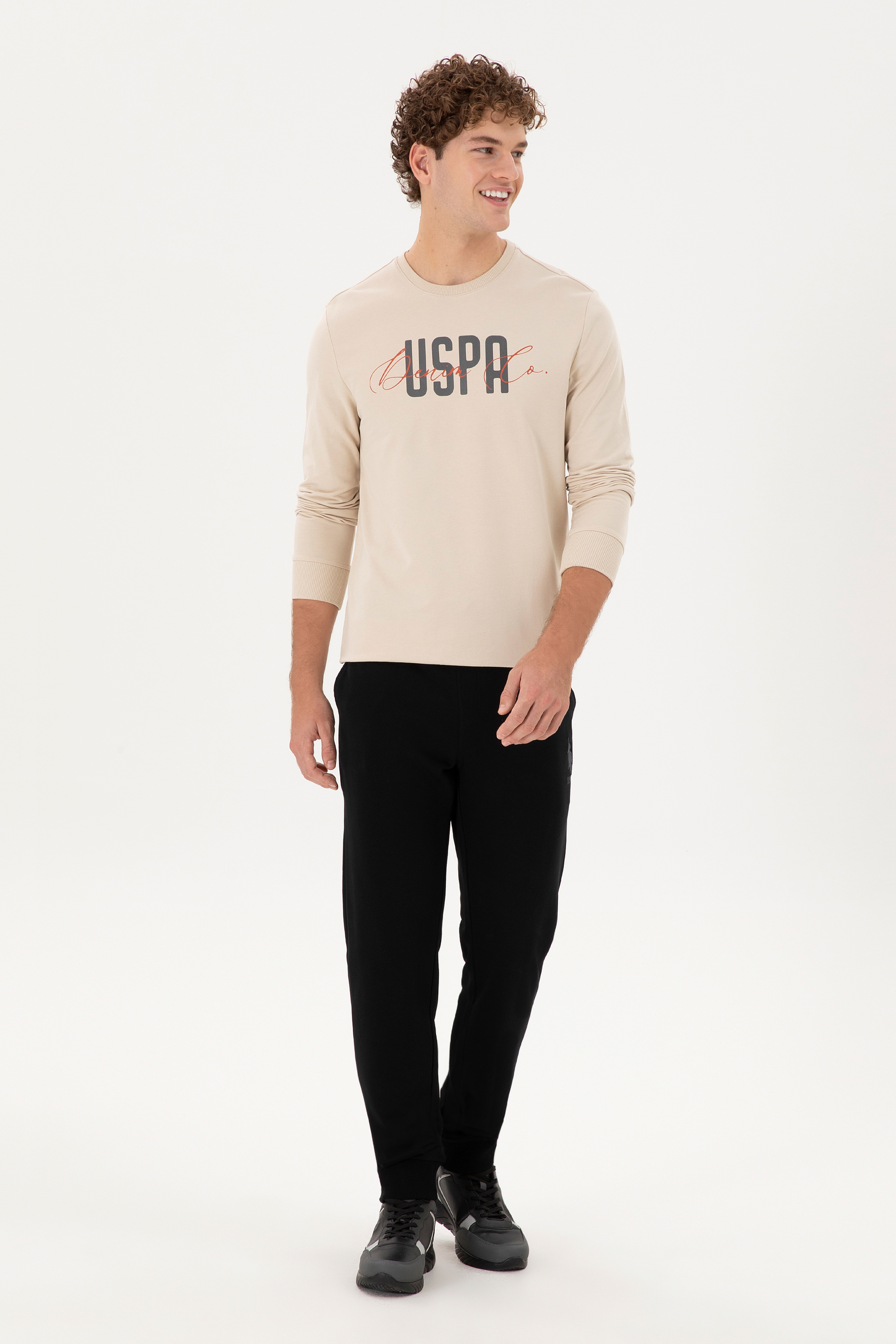 Erkek Taş Sweatshirt - Image 4
