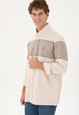 Erkek Taş Uzun Kollu Gömlek - 50291248014