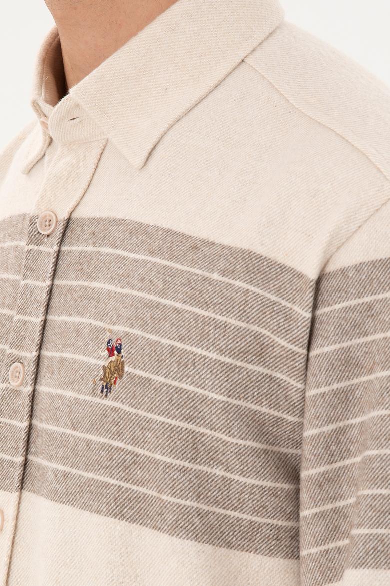 Erkek Taş Uzun Kollu Gömlek - 50291248014