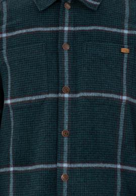 Erkek Koyu Yeşil Uzun Kollu Gömlek - 50291250034