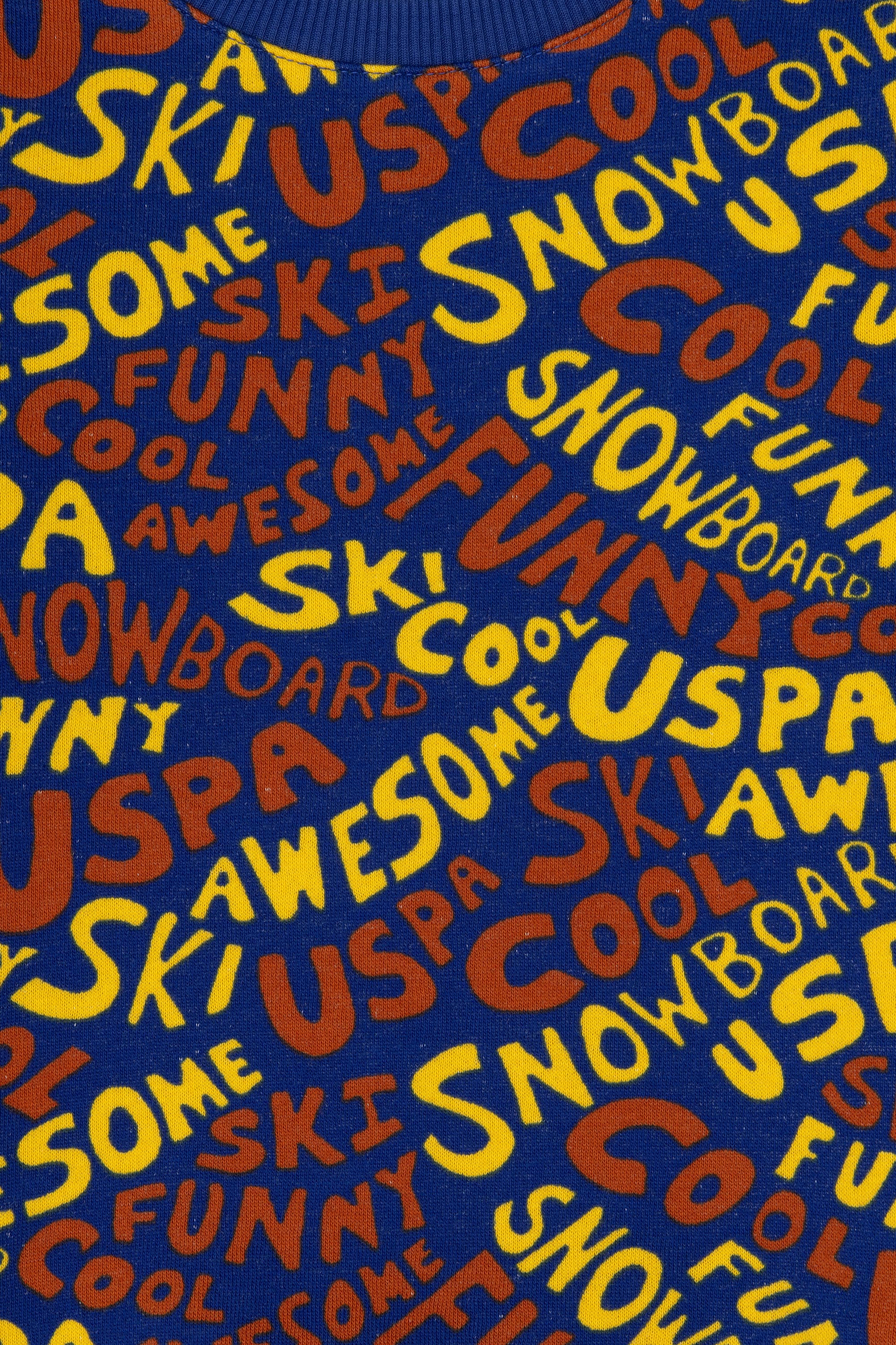 Erkek Çocuk İndigo Bisiklet Yaka Sweatshirt - Image 5
