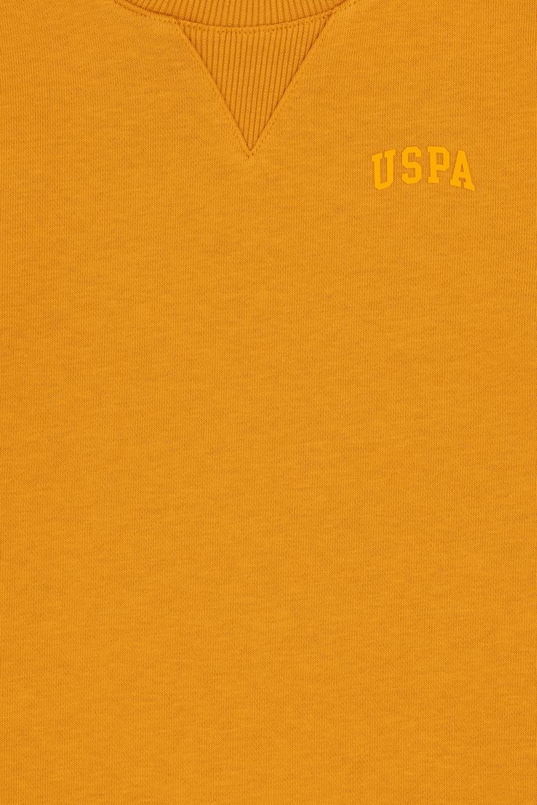 Erkek Çocuk Hardal Basic Bisiklet Yaka Sweatshirt - 50295151081