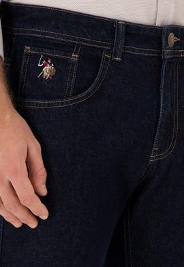 Erkek Lacivert Straight Fit Jean Pantolon - 50296869020