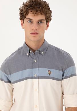 Erkek Lacivert Uzun Kollu Gömlek - 50291253006