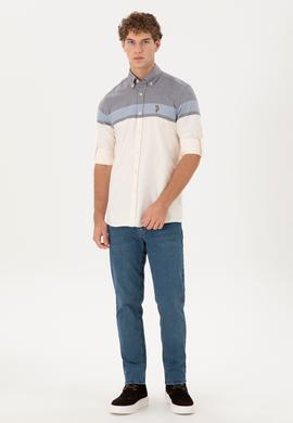 Erkek Lacivert Uzun Kollu Gömlek - 50291253006