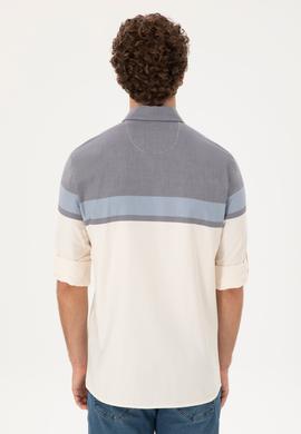 Erkek Lacivert Uzun Kollu Gömlek - 50291253006