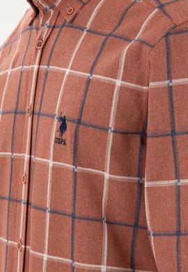 Erkek Kiremit Uzun Kollu Gömlek - 50296535016