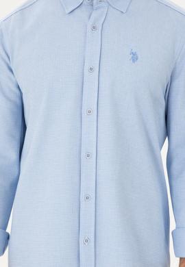 Erkek Açık Mavi Uzun Kollu Gömlek - 50296537006