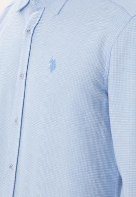 Erkek Açık Mavi Uzun Kollu Gömlek - 50296537006