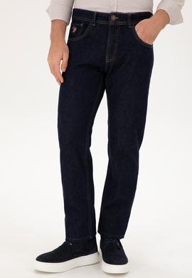 Erkek Lacivert Straight Fit Jean Pantolon - 50296869020