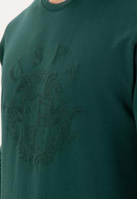 Erkek Koyu Yeşil Sweatshirt - 50290582048