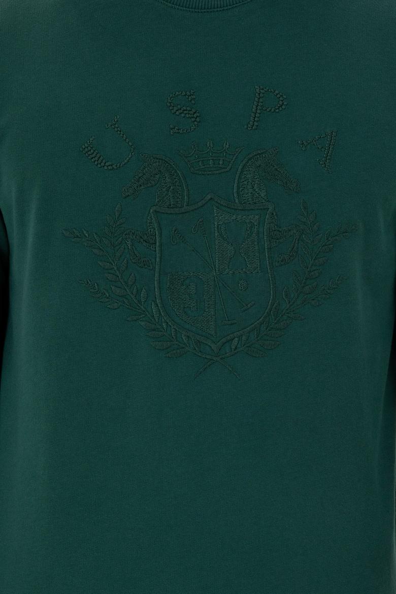 Erkek Koyu Yeşil Sweatshirt - 50290582048