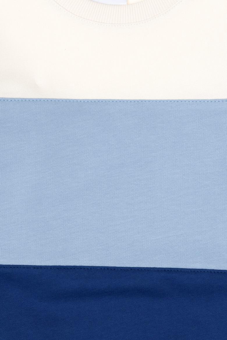 Erkek Çocuk İndigo Bisklet Yaka Sweatshirt - 50293549019