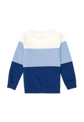 Erkek Çocuk İndigo Bisklet Yaka Sweatshirt - 50293549019