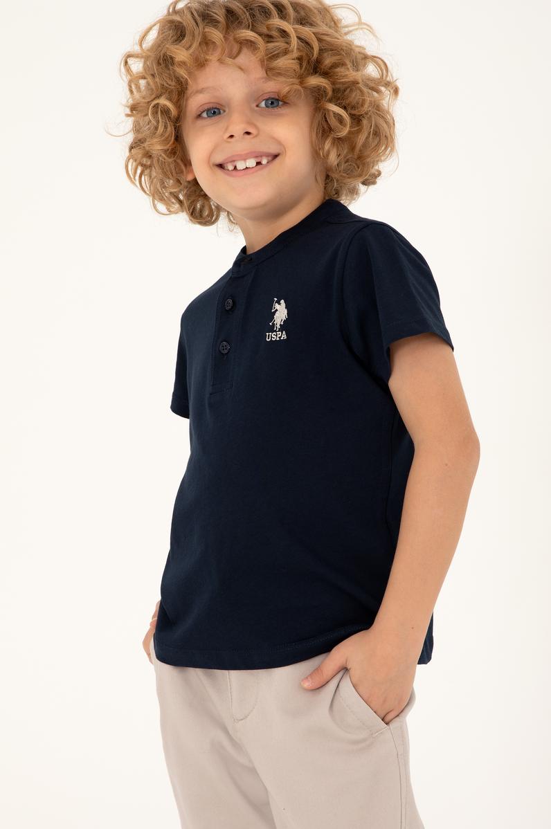 Erkek Çocuk Lacivert Basic Tişört