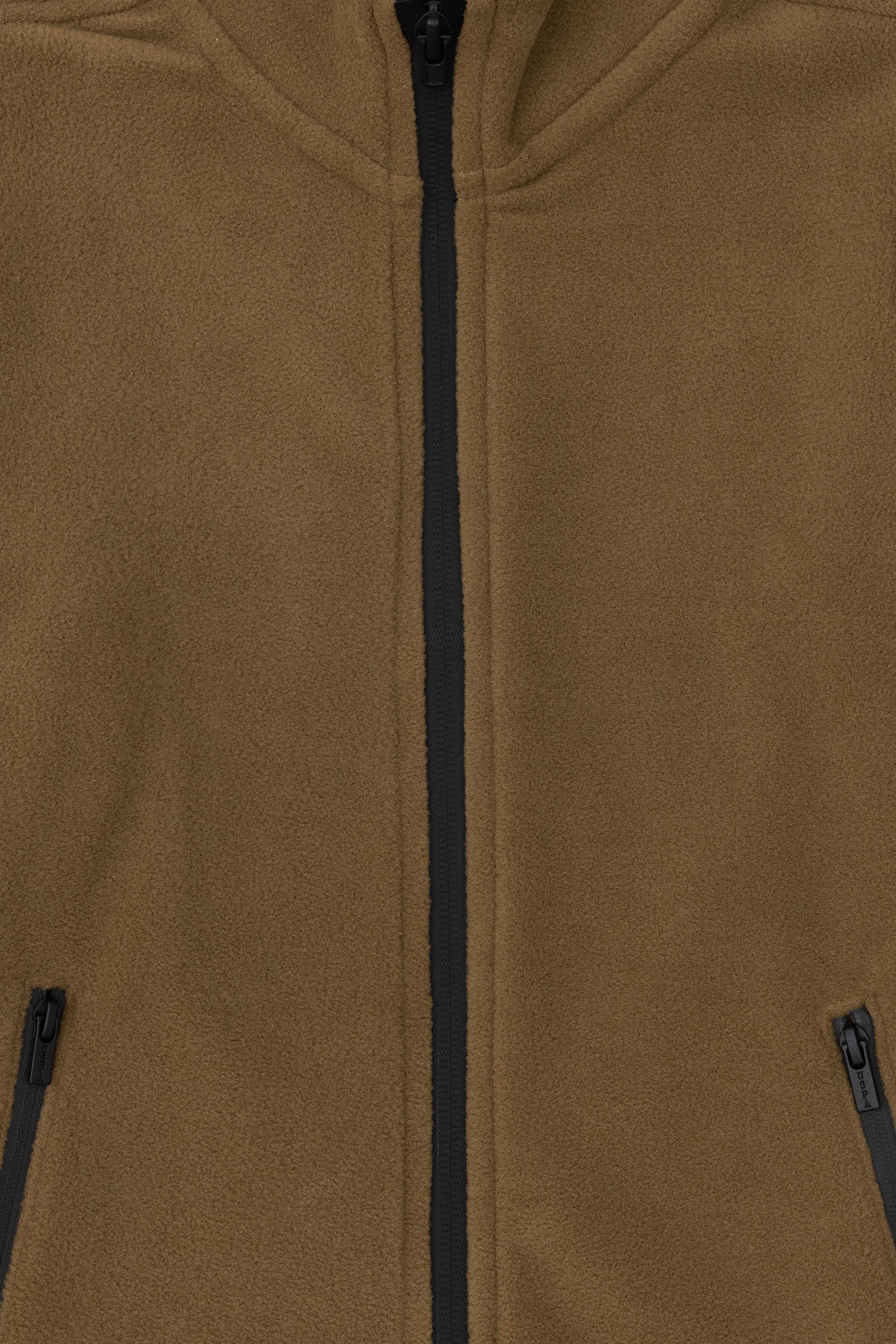 Erkek Çocuk Fermuarlı Haki Polar Sweatshirt - Image 6