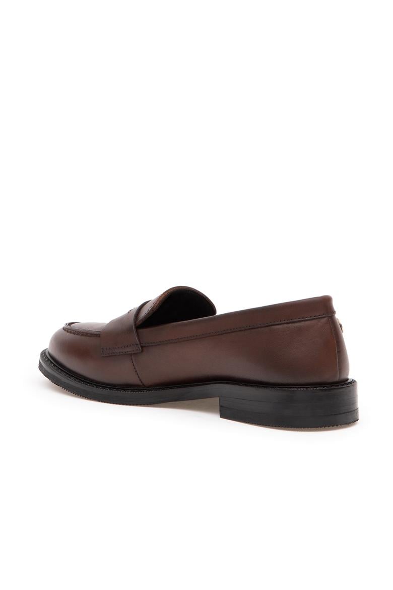 Kadın Kahverengi Loafer - 50295324008