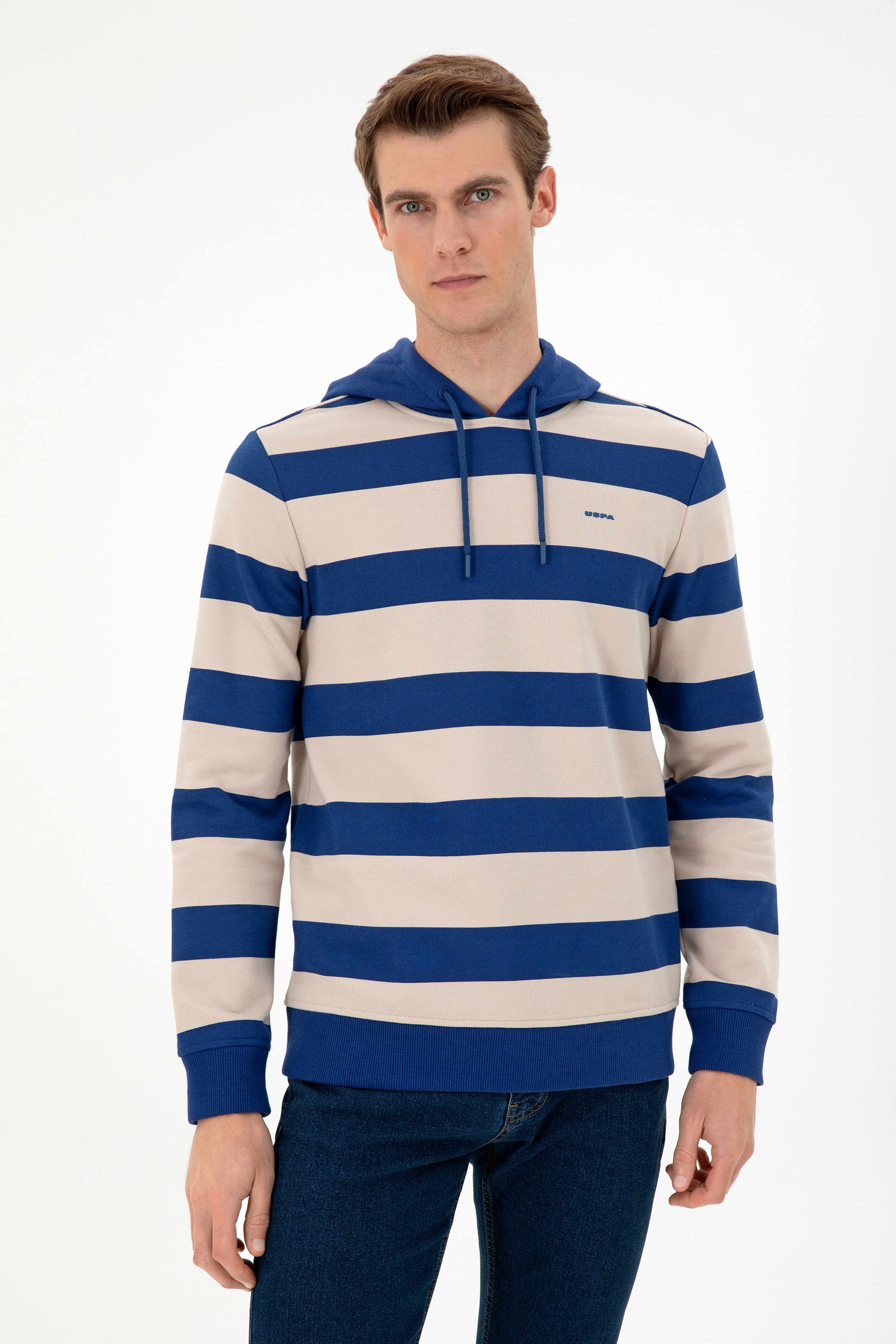 Erkek İndigo Sweatshirt - Image 3