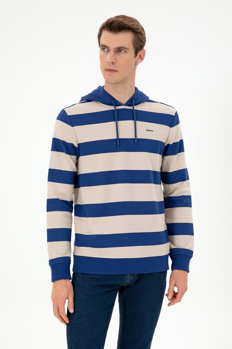 Erkek İndigo Sweatshirt