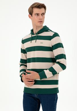 Erkek Koyu Yeşil Sweatshirt - 50293357046