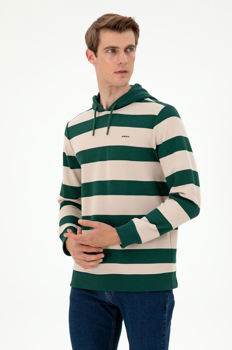 Erkek Koyu Yeşil Sweatshirt