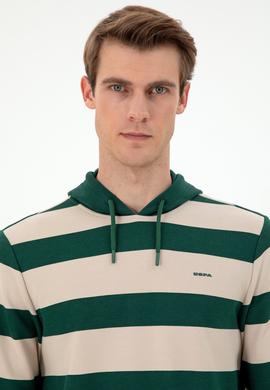 Erkek Koyu Yeşil Sweatshirt - 50293357046