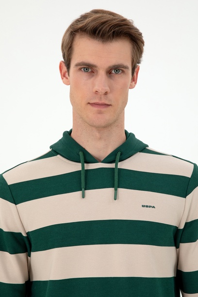 Erkek Koyu Yeşil Sweatshirt