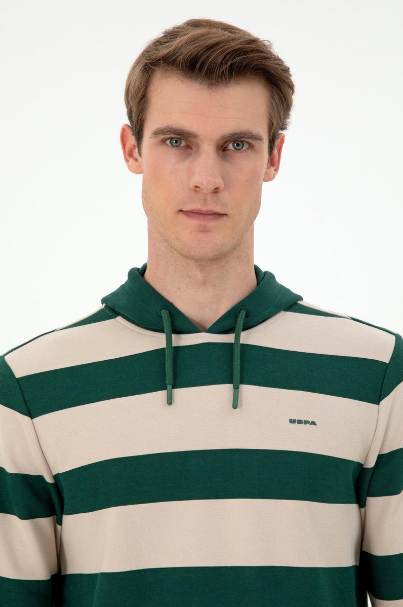 Erkek Koyu Yeşil Sweatshirt