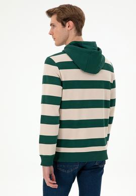 Erkek Koyu Yeşil Sweatshirt - 50293357046