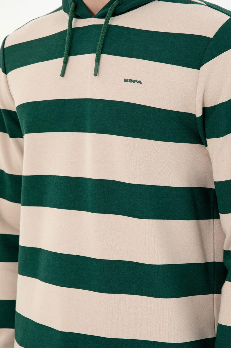 Erkek Koyu Yeşil Sweatshirt