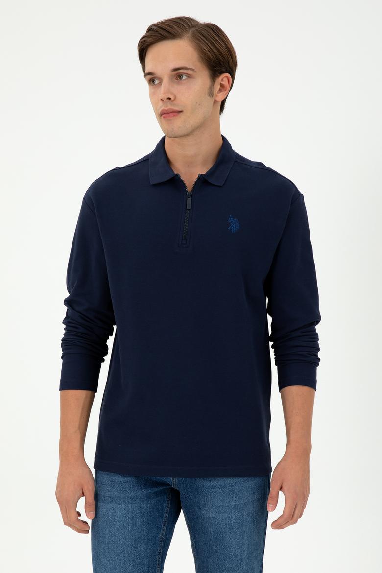 Erkek Lacivert Sweatshirt