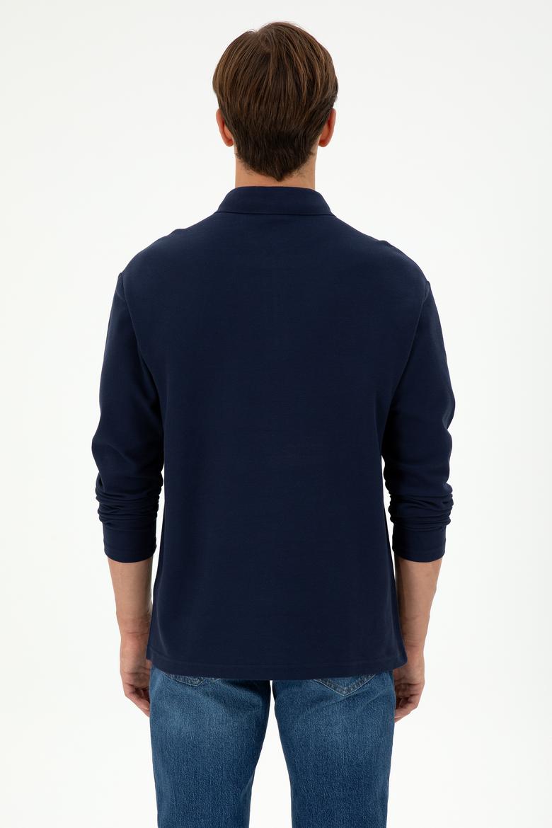 Erkek Lacivert Sweatshirt - 50293413039