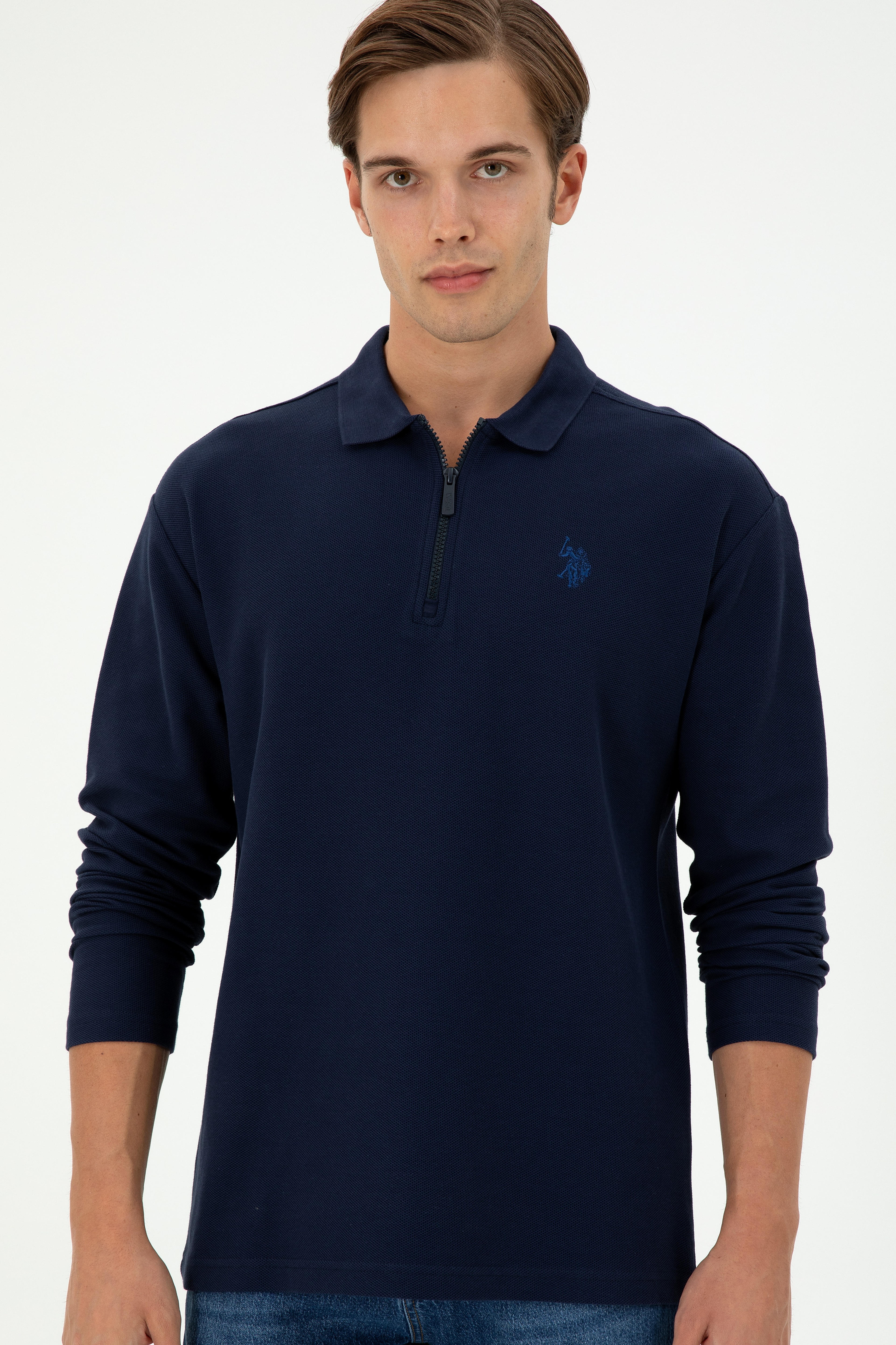 Erkek Lacivert Sweatshirt