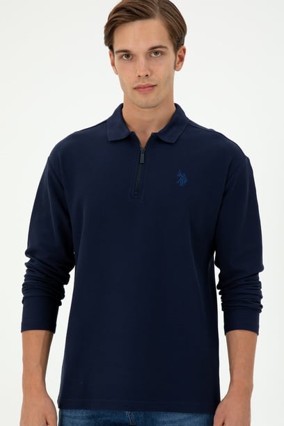 Erkek Lacivert Sweatshirt