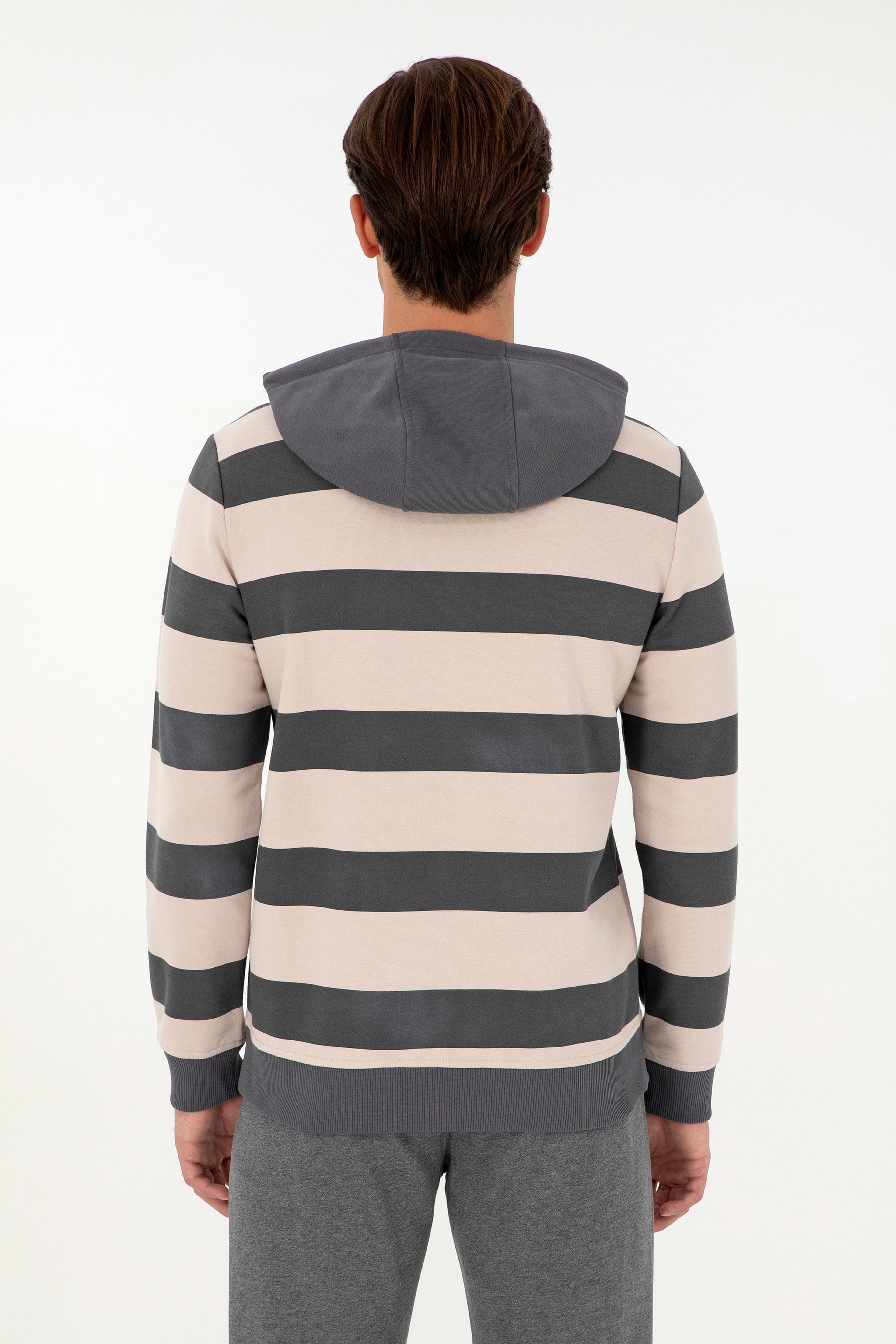 Erkek Antrasit Sweatshirt - Image 5