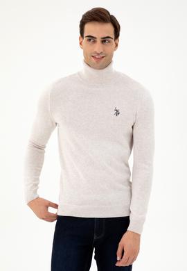 Erkek Taş Melanj Basic Kazak - 50293523059