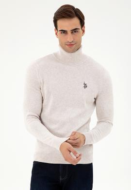 Erkek Taş Melanj Basic Kazak - 50293523059