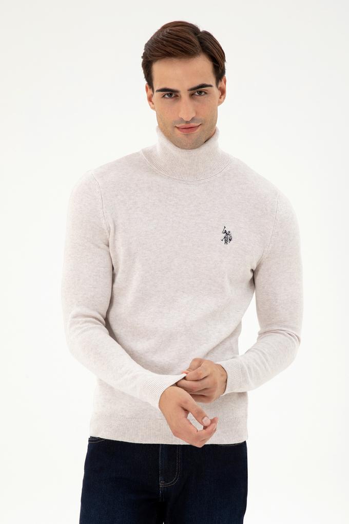 Erkek Taş Melanj Basic Kazak